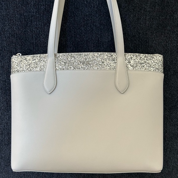 Kate Spade Flash Tote in Grey w silver glitter - Picture 9 of 9